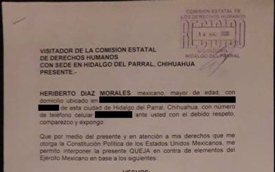 Motociclista Interpone Denuncia Por Agresion De Militares Noticias Locales Policiacas Sobre Mexico Y El Mundo El Sol De Parral Chihuahua